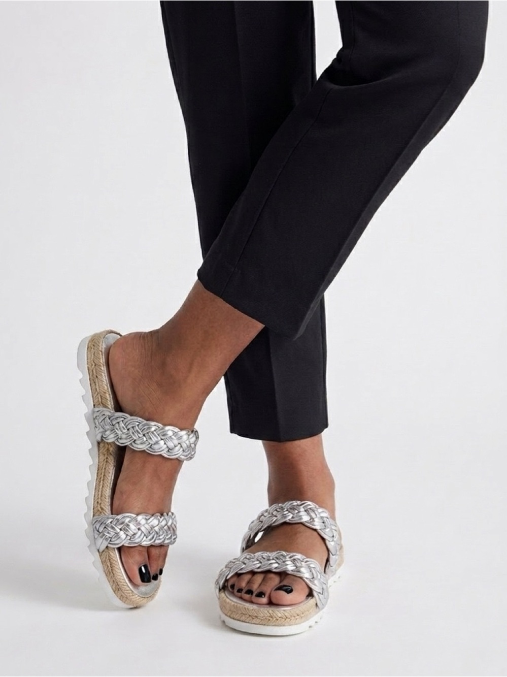 MARC FISHER Jaime Espadrille Slide Sandal